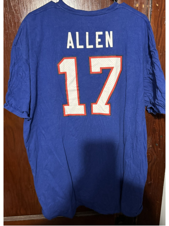 Fanatics Other - Buffalo Bills Josh Allen #17 Blue Fanatics T-Shirt Men Size 3XL